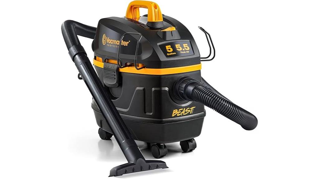 powerful 5 gallon wet dry vacuum