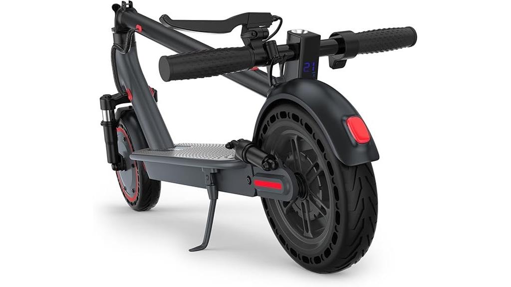 powerful dual suspension scooter