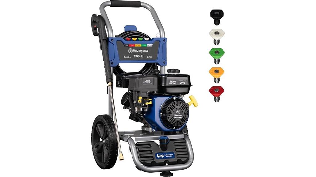 powerful gas pressure washer