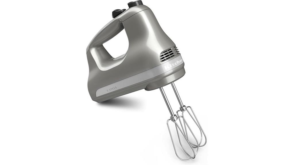 powerful silver hand mixer