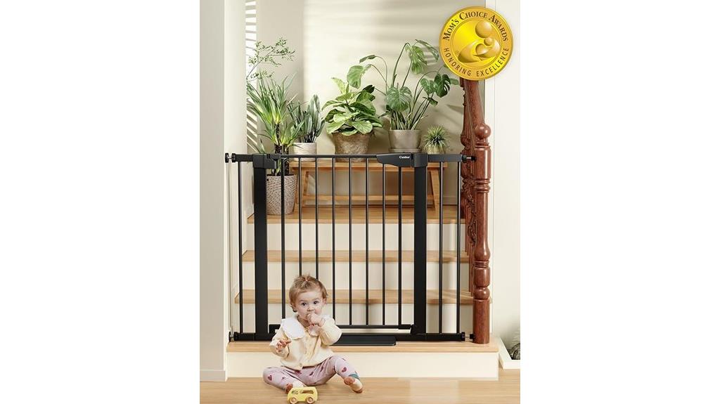 pressure mounted self closing gate
