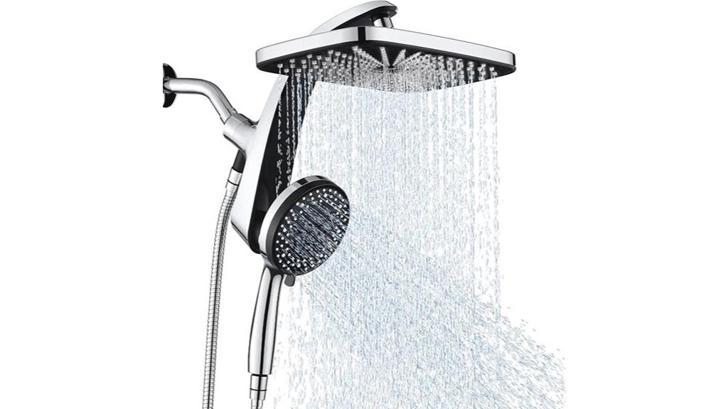 rain shower head combo