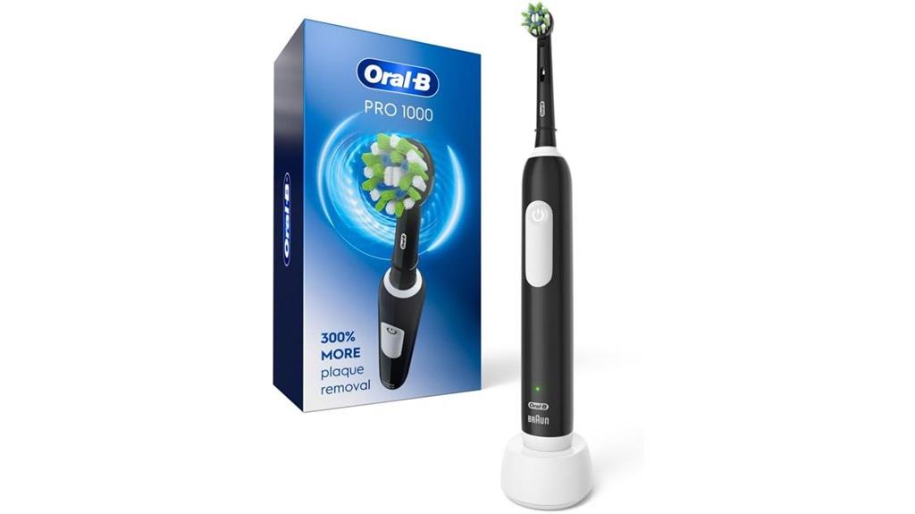 rechargeable electric toothbrush black