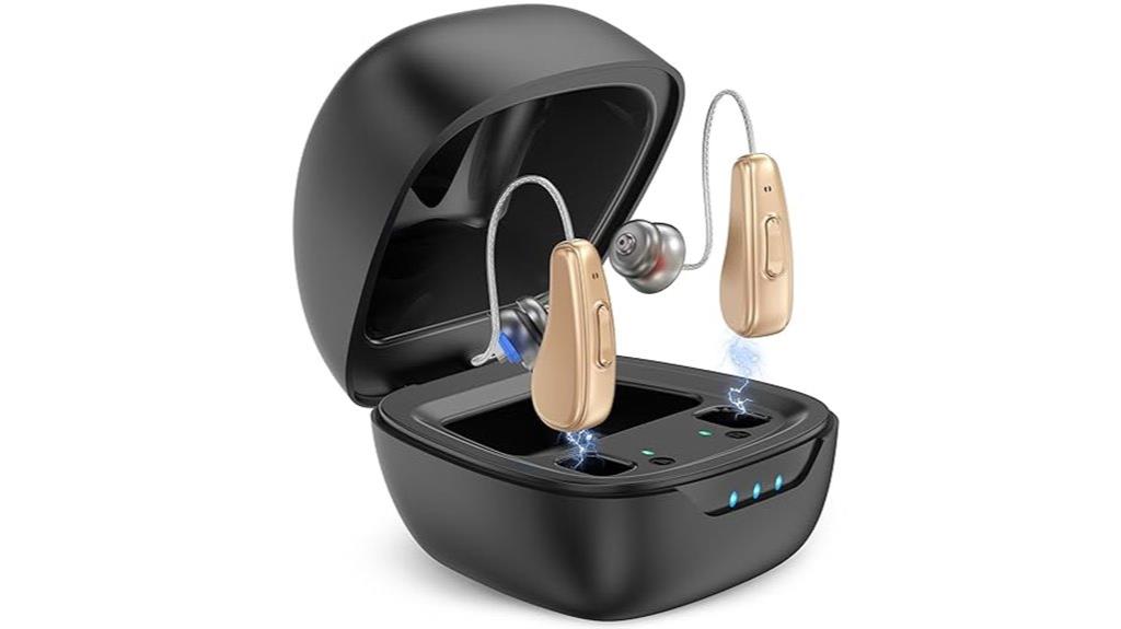 rechargeable noise cancelling hearing aids