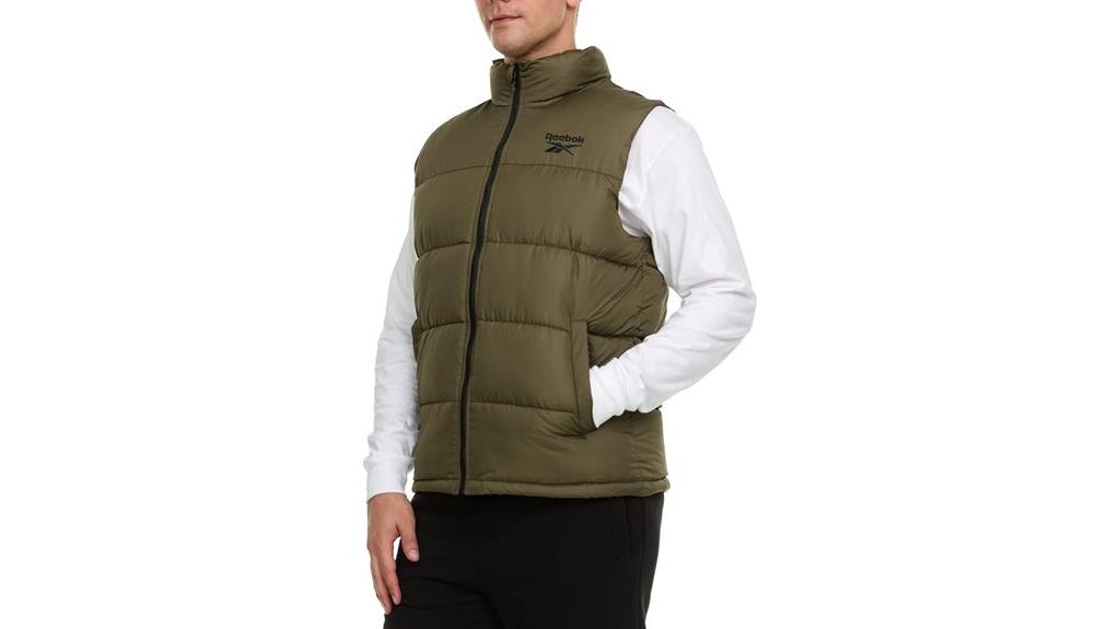 reebok winter puffer vest