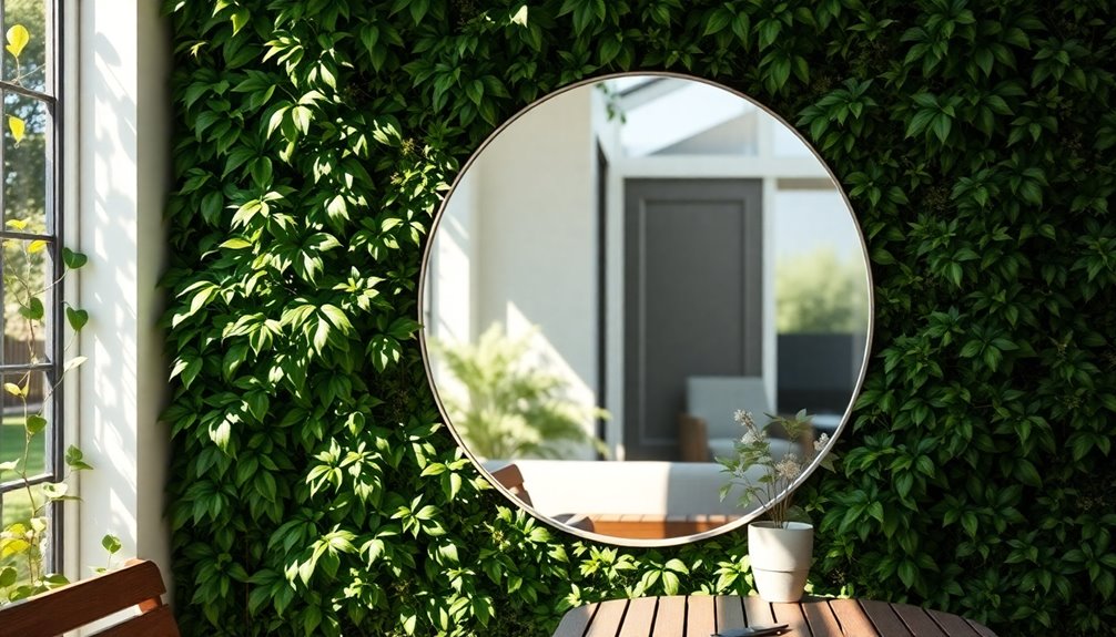 reflective decor for outdoors