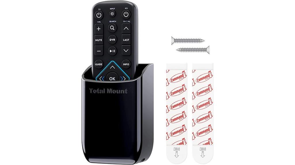 remote control holder black