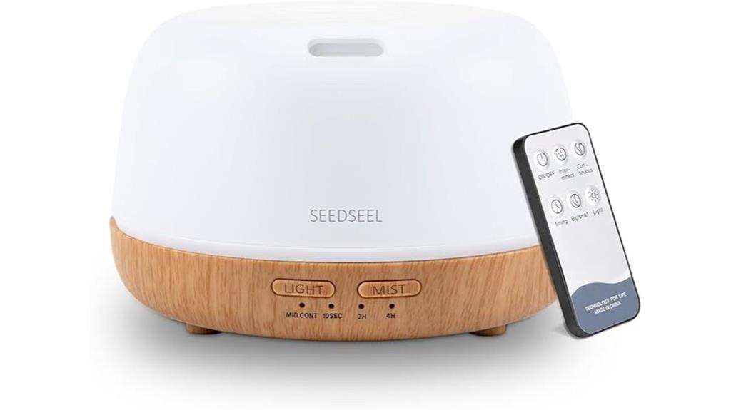remote controlled essential oil diffuser