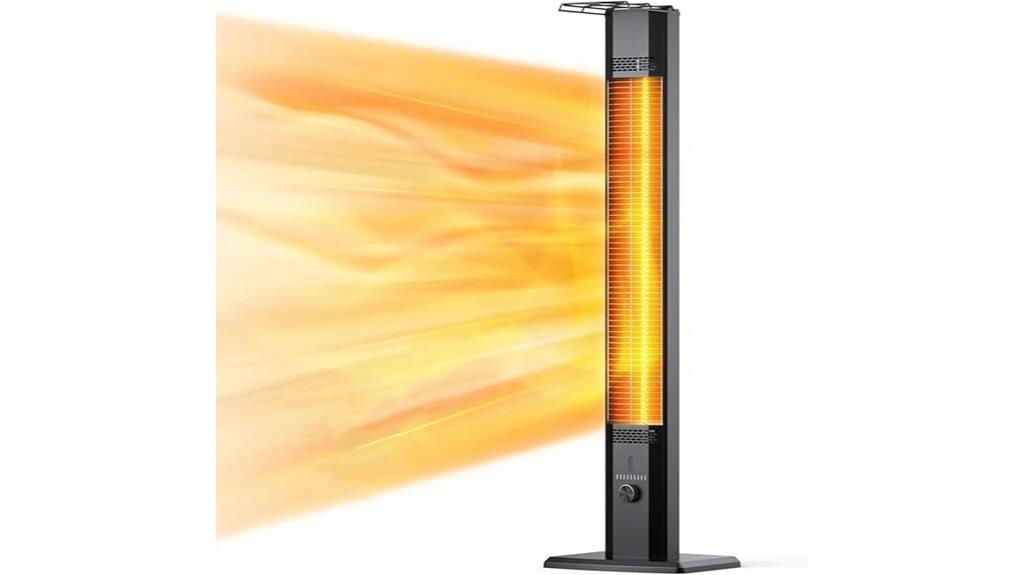 remote controlled outdoor heater