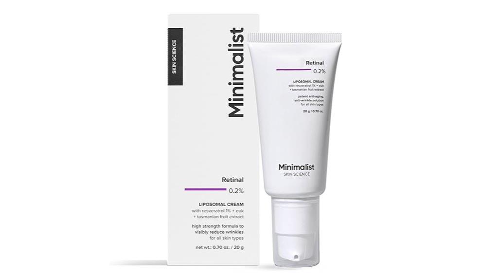 retinal liposomal wrinkle cream