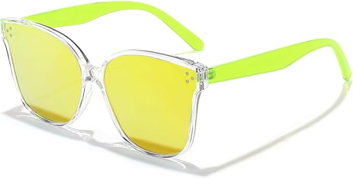 retro polarized square sunglasses