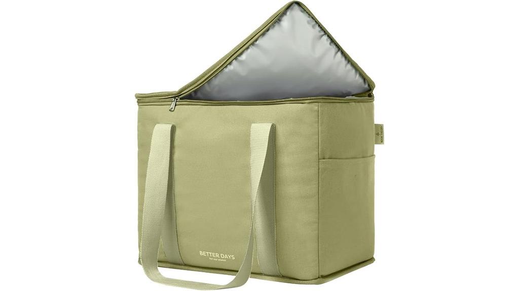 reusable insulated grocery bag