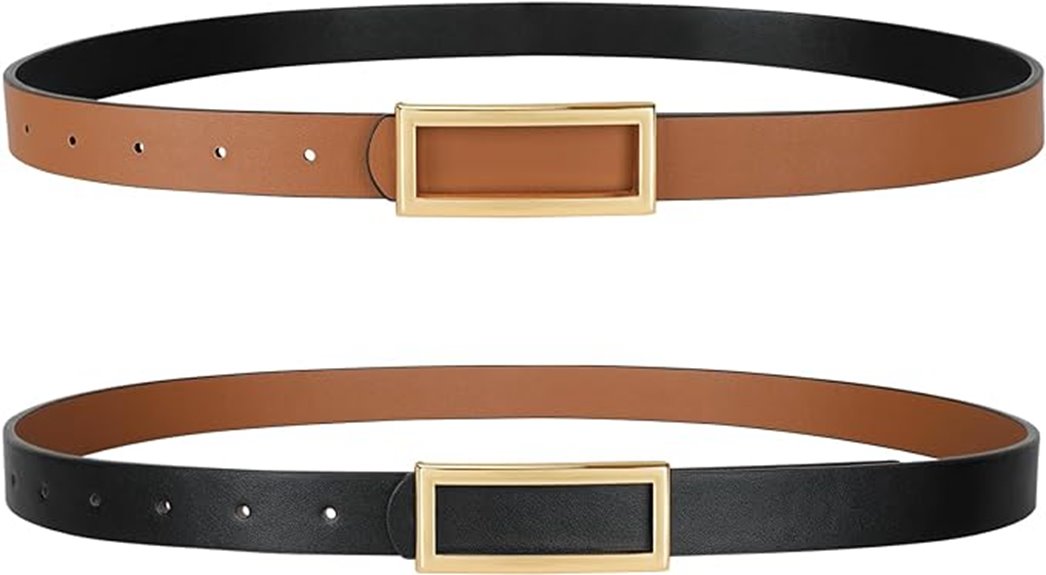 reversible belts for women