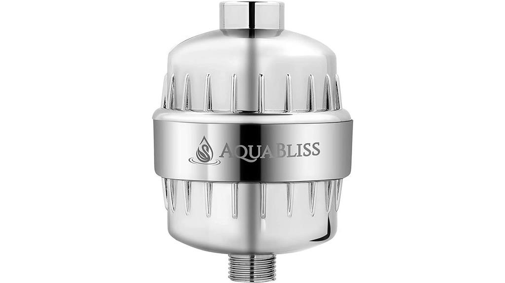 revitalizing chrome shower filter