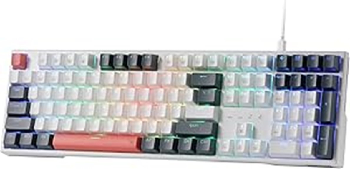 rgb wired mechanical keyboard