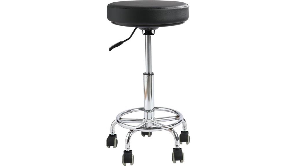 rolling stool with wheels