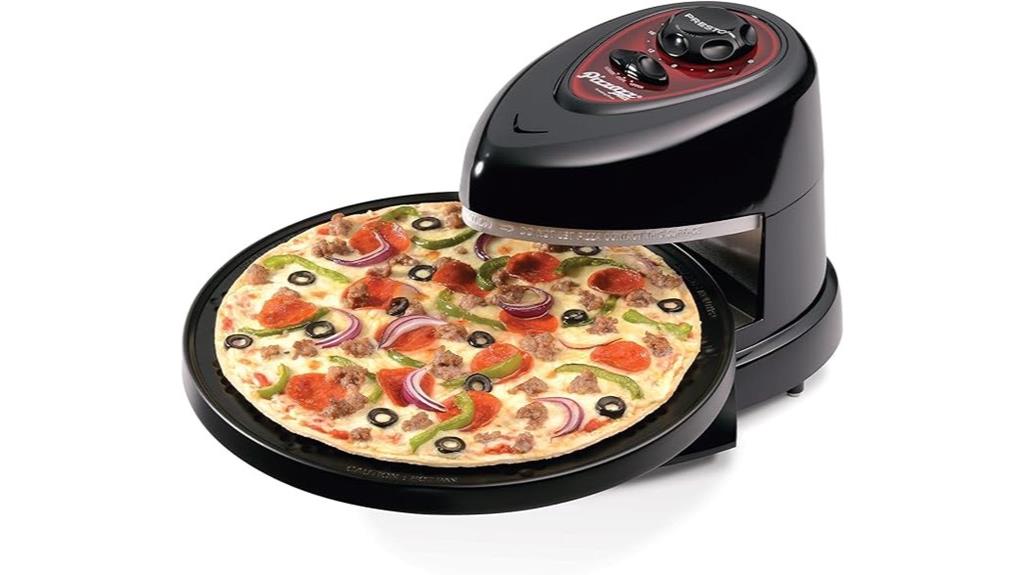 rotating pizza cooking oven