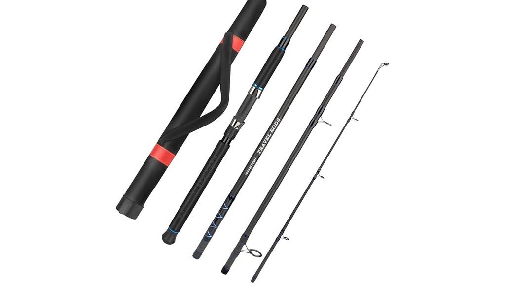 saltwater travel fishing rod