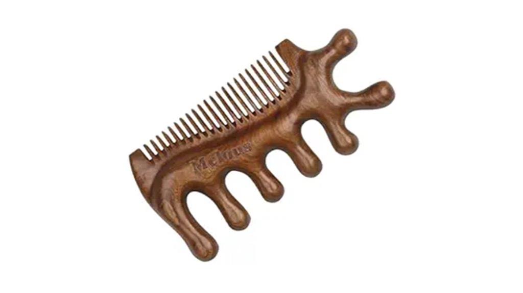 sandalwood gua sha tool