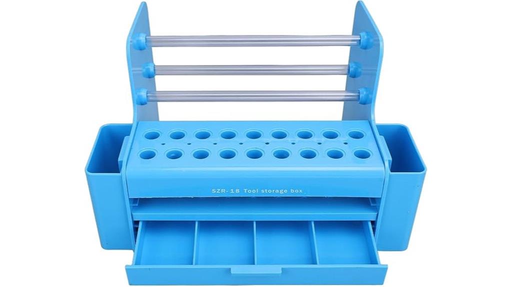 screwdriver rack with compartments