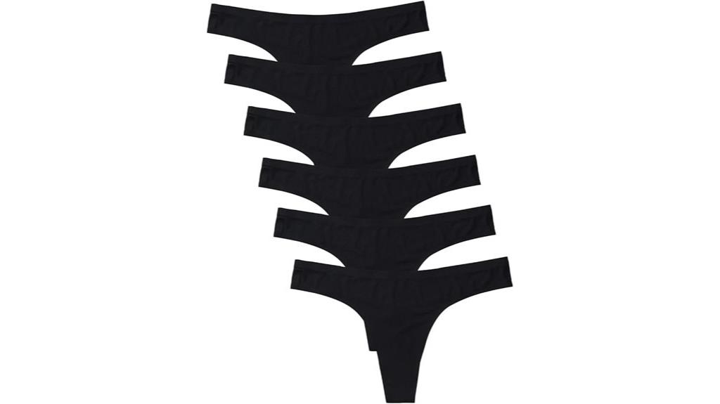 seamless low rise thongs