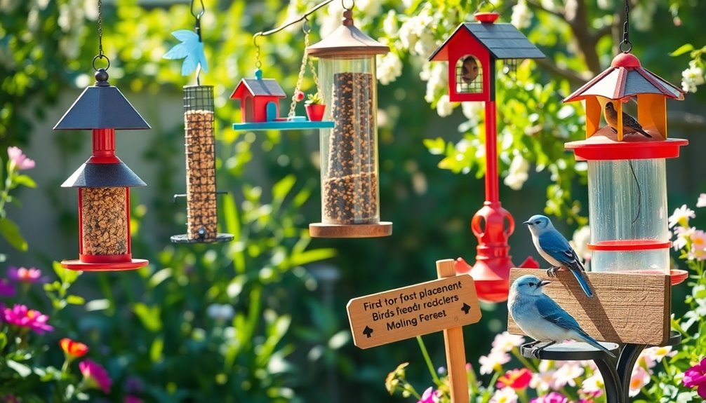 selecting appropriate bird feeders