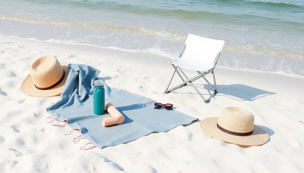 selecting essential beach equipment