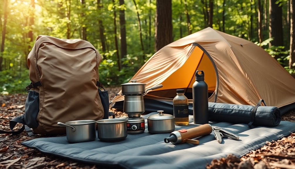 selecting essential camping equipment
