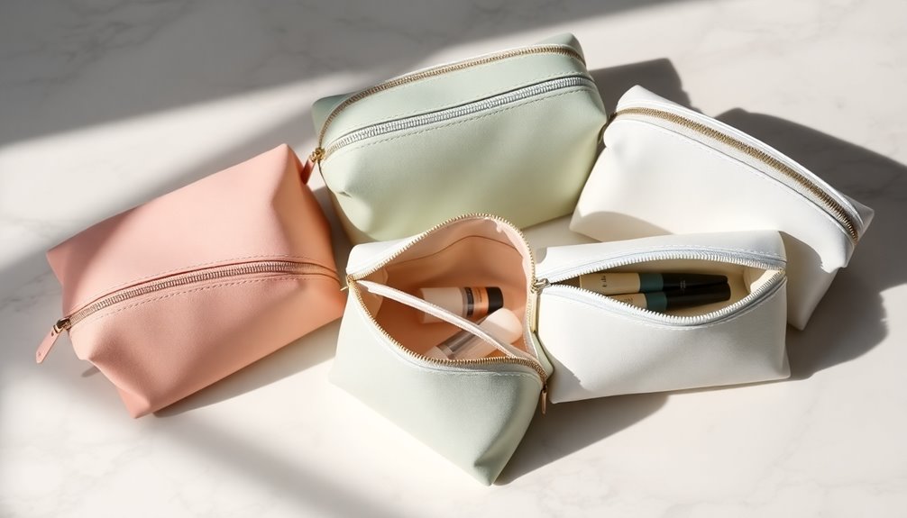selecting minimalist makeup bags