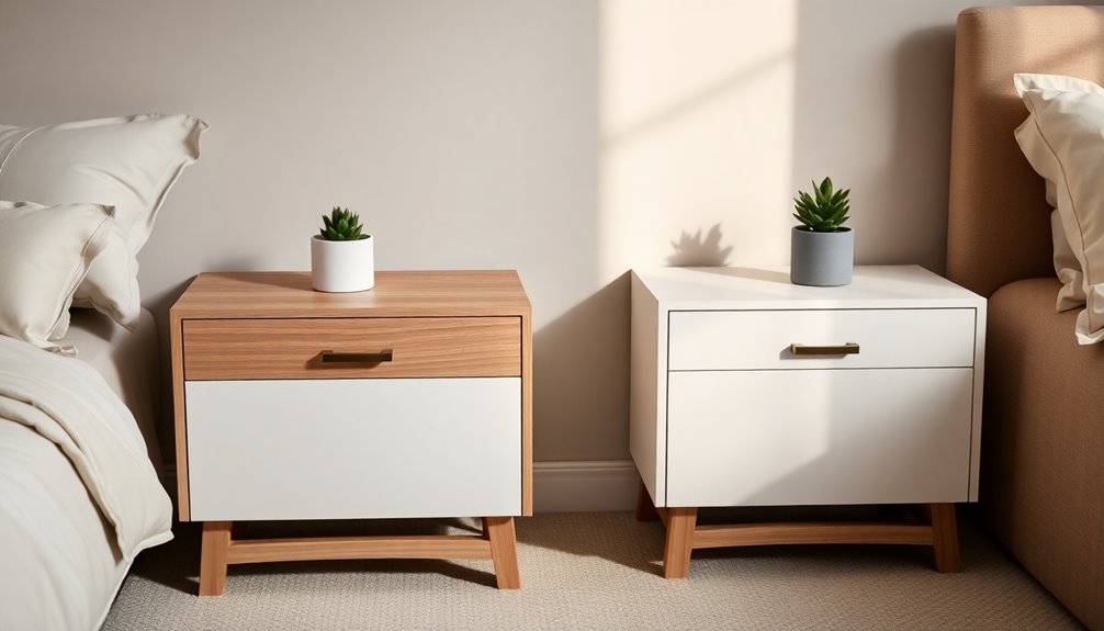 selecting minimalist nightstand features