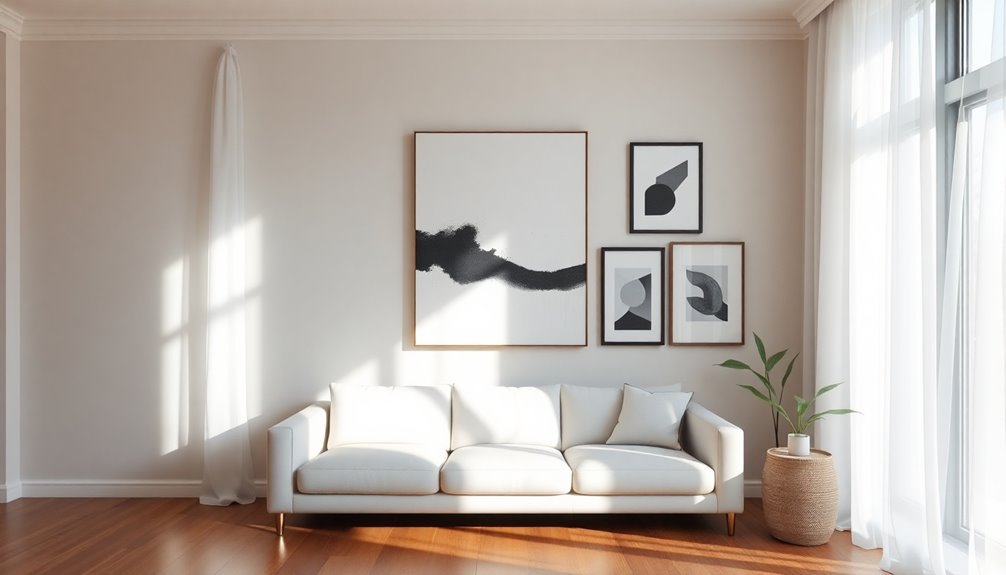 selecting simple art pieces