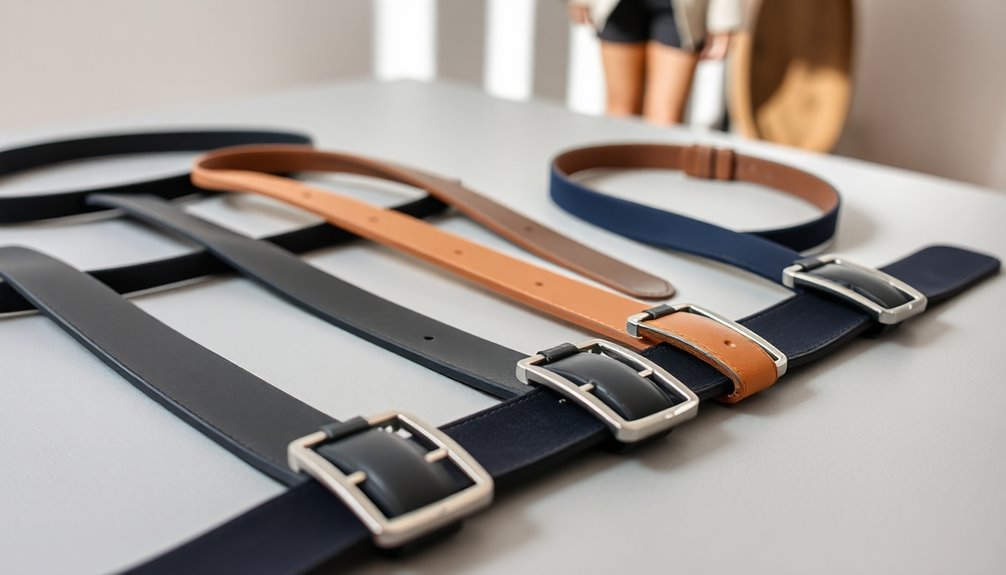 selecting simple belt options