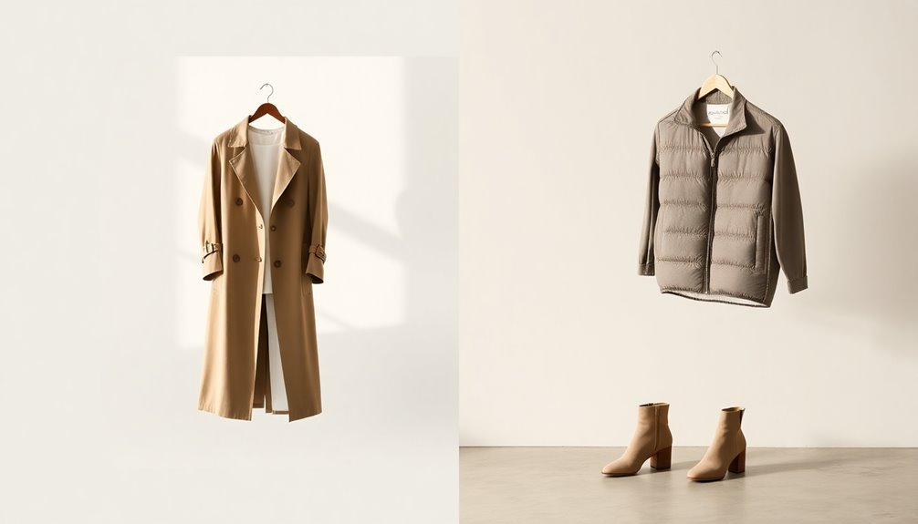 selecting simple outerwear essentials