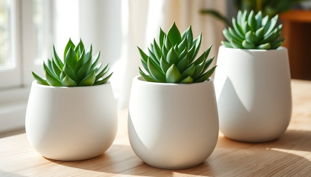 selecting simple plant containers