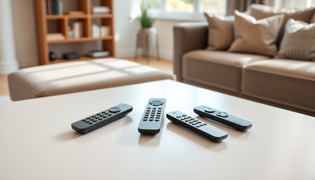 selecting simple remote options