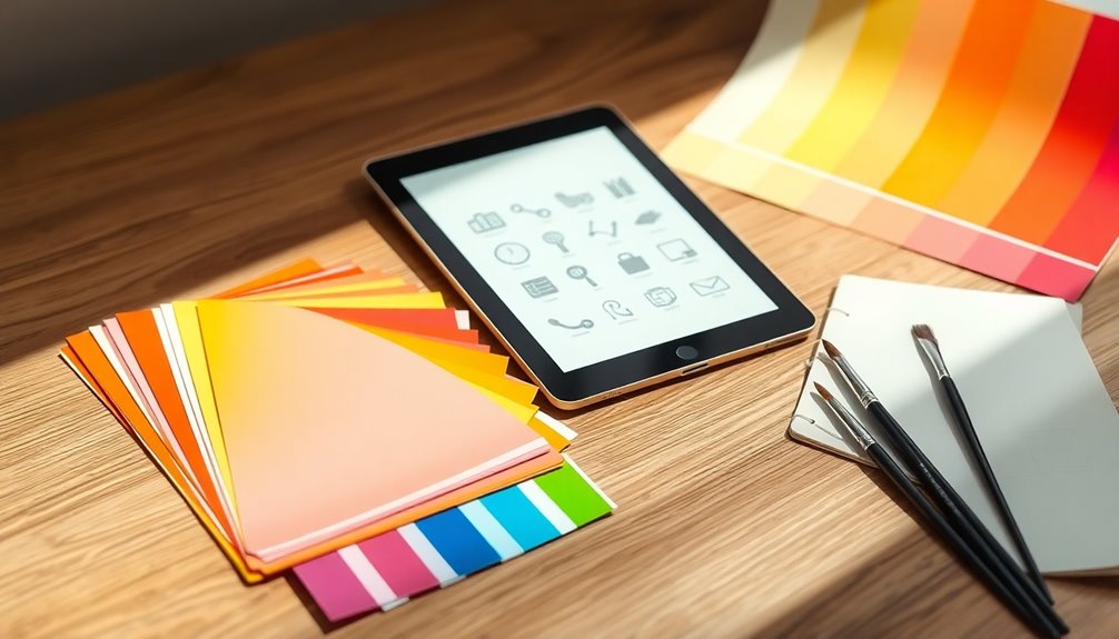 selecting suitable color combinations