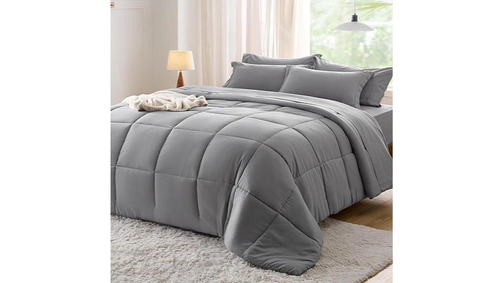 seven piece queen comforter set