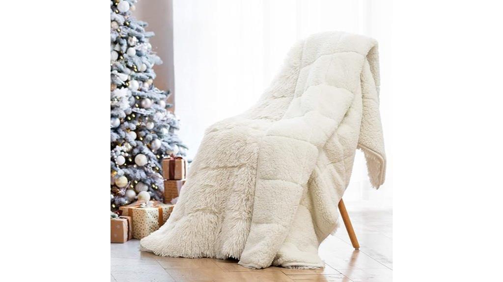 shaggy faux fur blanket