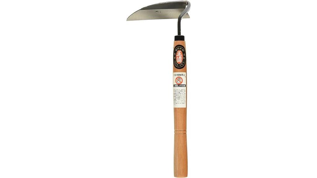 sharp japanese weeding sickle