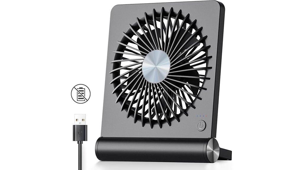 silent usb desk fan