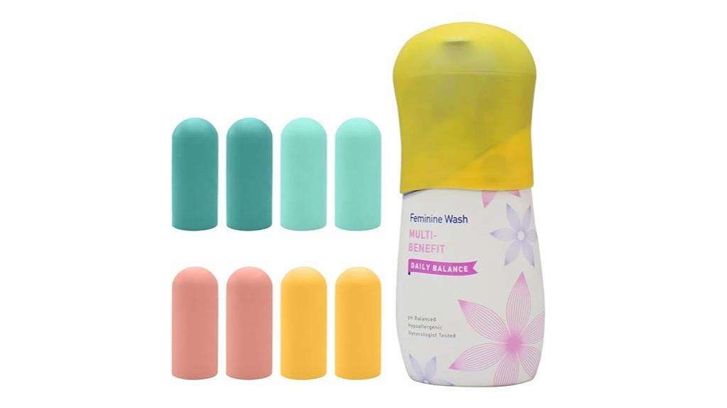 silicone travel bottle covers