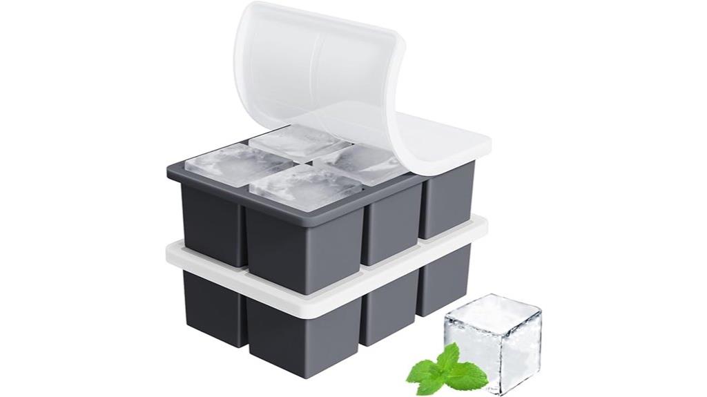 silicone whiskey ice tray
