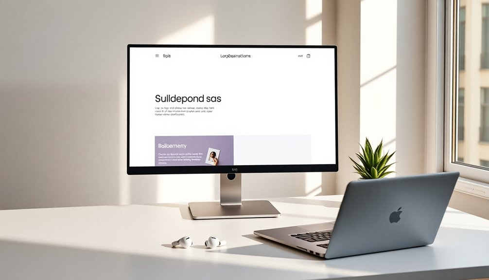 simple aesthetic for websites