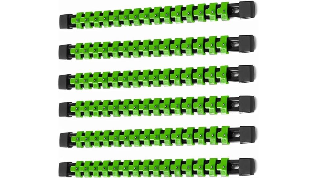 six piece socket organizer