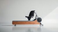 sleek effective minimalist rowing machines