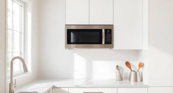 sleek functional minimalist microwaves