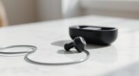 sleek minimalist audio accessories