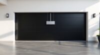sleek minimalist garage door openers
