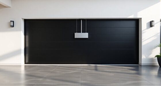 sleek minimalist garage door openers