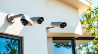 sleek minimalist home security